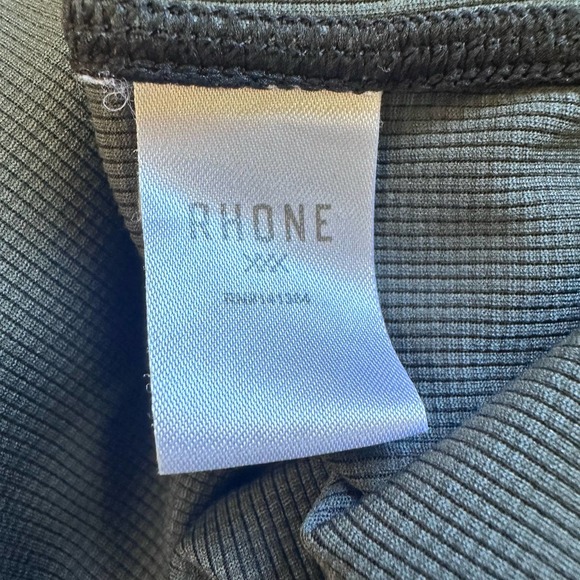 Rhone Sequoia 1/4 Zip Black Shirt Peloton Branding sz XXL EUC - Picture 6 of 8